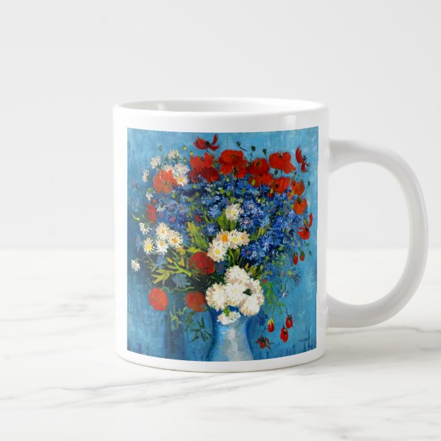 Grande Tasse Van Gogh Vase avec Cornflowers et Poppies (Droite)