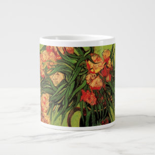 Grande Tasse Vase avec Oleanders et livres par Vincent van Gogh