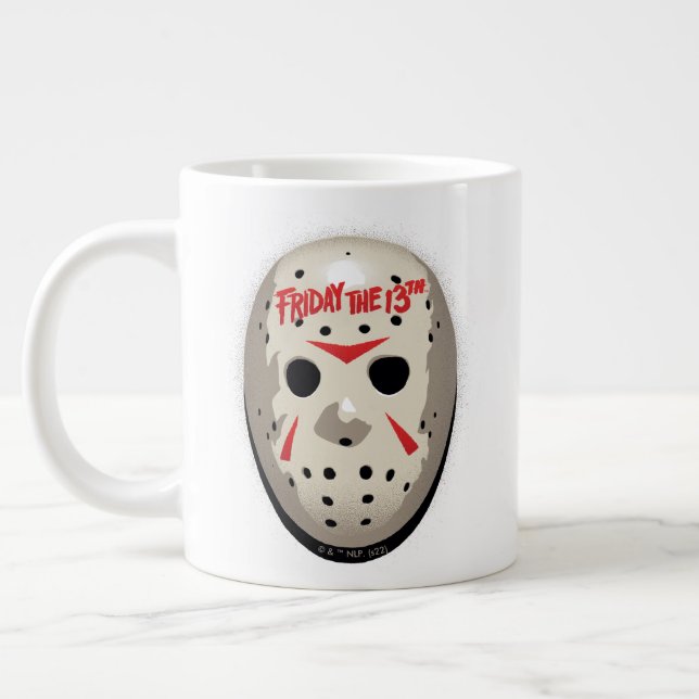 Grande Tasse Vendredi 13 | Graphique de masque de hockey (Gauche)