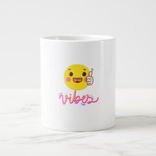 Grande Tasse ✨ Vibes amusantes et colorées - Enre Positive Très