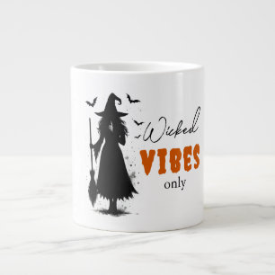 Grande Tasse "Vibes perdues seulement" - Sorcière noire Hallowe