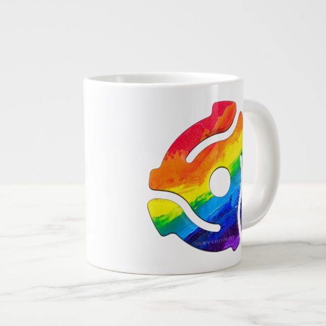 Grande Tasse Vibran de l'adaptateur d'enregistrement SlipperyJo (Devant droit)