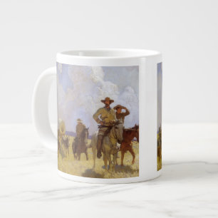 Grande Tasse Vieux Cowboys, Le Costume Parkman par NC Wyeth