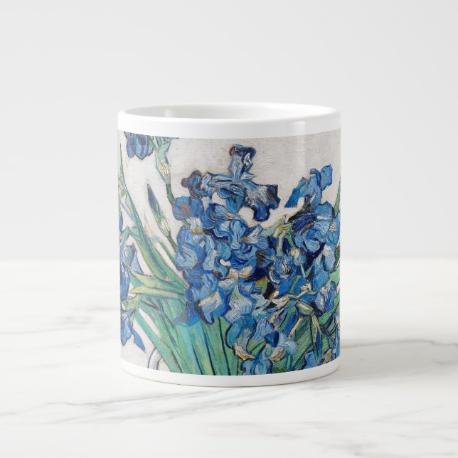 Grande Tasse Vincent van Gogh - La Vie morte : Vase avec Irises (Devant)