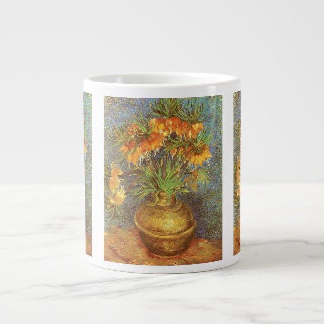 Grande Tasse Vincent van Gogh - Les amitiés dans un vase en cui (Devant)