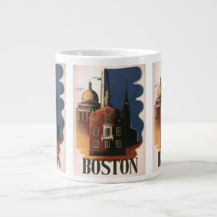 Grande Tasse Vintage Boston, Massachusetts La chevauchée de Pau