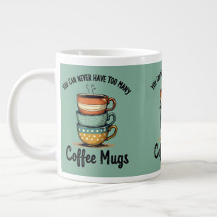 Grande Tasse Vintage Café Lover Rustique Café Art esthétique