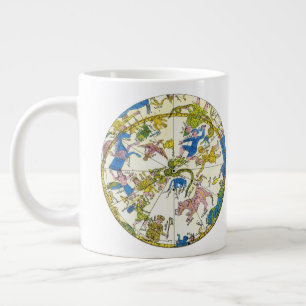 Grande Tasse Vintage céleste, sphère arabe, constellations