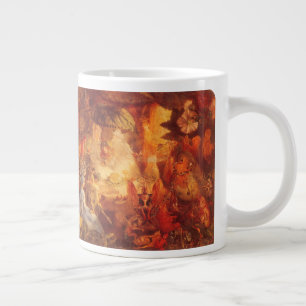 Grande Tasse Vintage Conte de Fées Le Rouge-gorge Captif par Fi