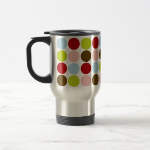Grande tasse vintage de voyage de concepteur de