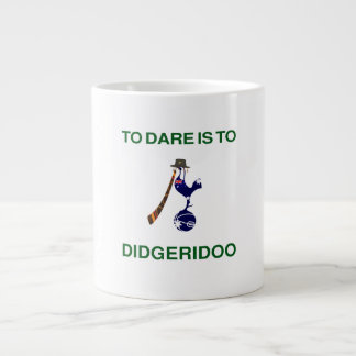 Grande Tasse Vintage "Emblème sportif" avec Didgeridoo Moti