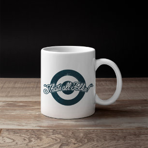 Grande Tasse Vintage LOONEY TUNES™ "C'EST TOUS DES FOLKS !™"