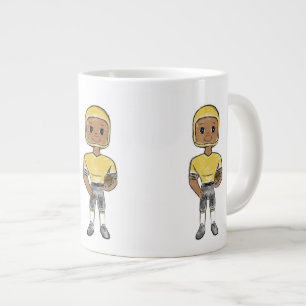 Grande Tasse vintage retro football