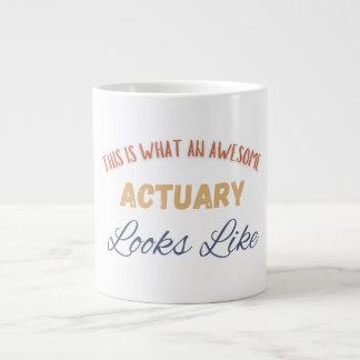 Grande Tasse Voici à quoi ressemble un actuaire génial