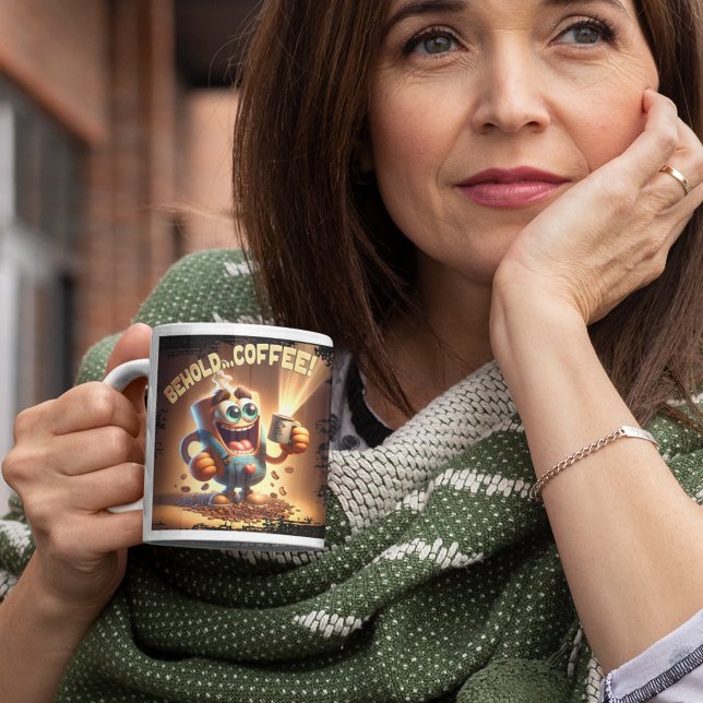 Grande Tasse Voici... du café ! (Créateur téléchargé)