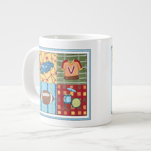 Grande Tasse Voiture, Jersey, Football et Kit Drum (Devant gauche)