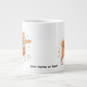 Grande Tasse Voleur de Boulangerie Shiba Inu - Chien Mignon por