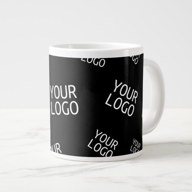 Grande Tasse Votre logo de conception, de photo ou d'entreprise (Devant droit)