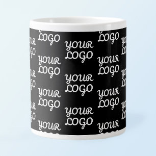 Grande Tasse Votre logo   Simple répétition Motif de logo