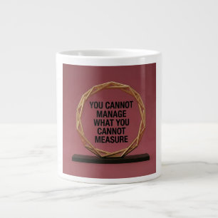 Grande Tasse Vous ne pouvez pas gérer ce que vous ne pouvez pas