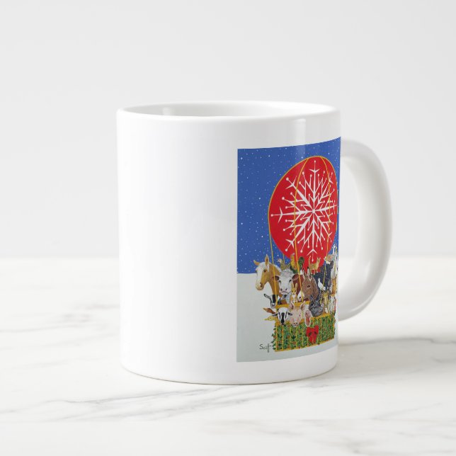 Grande Tasse Voyage de Noël (Devant droit)