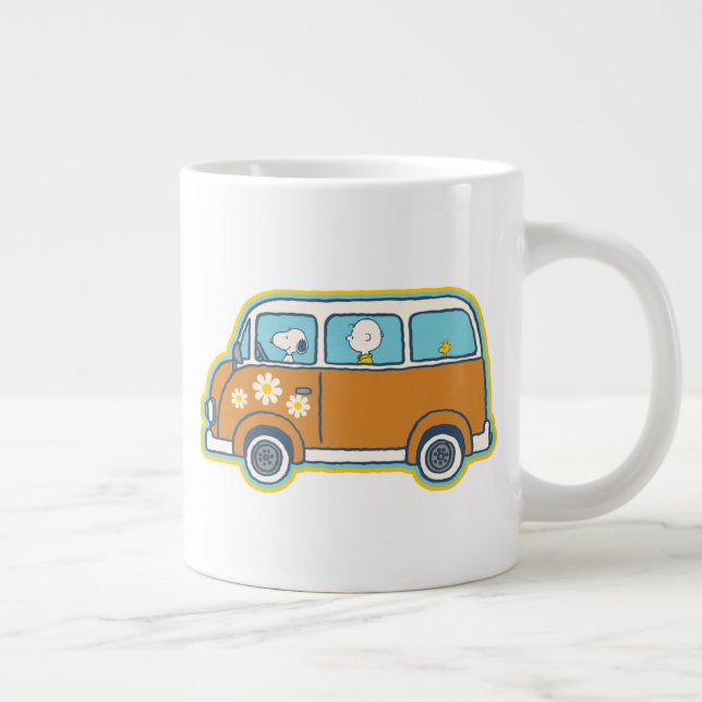 Grande Tasse Voyage sur route | Peanuts Road Trip Van (Droite)