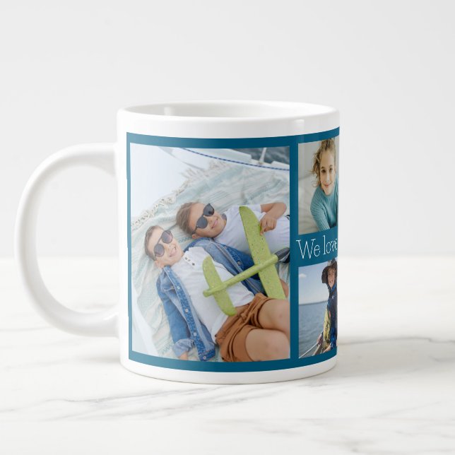 Grande Tasse We Love You GamGam Grand-mère 6 Photo (Gauche)