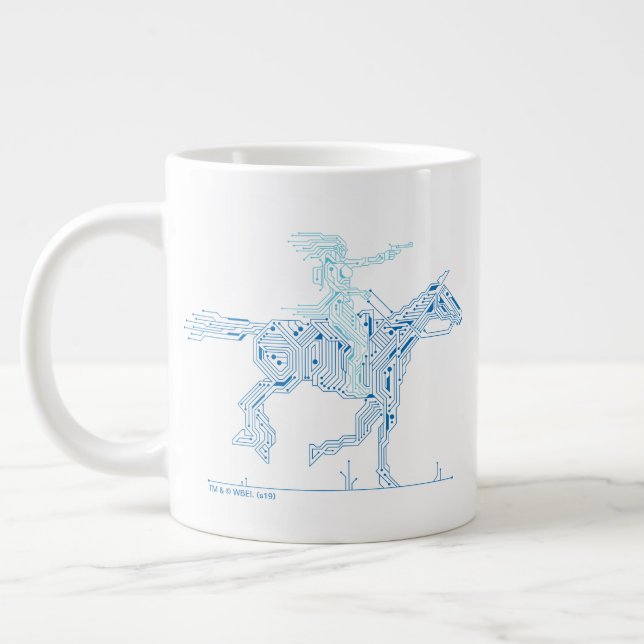 Grande Tasse Westworld | Dolores Riding Horse Circuit Graphique (Gauche)