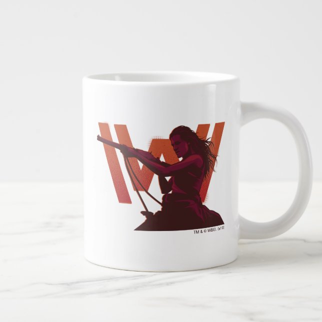 Grande Tasse Westworld | Wyatt À Fusil Sur Logo (Droite)