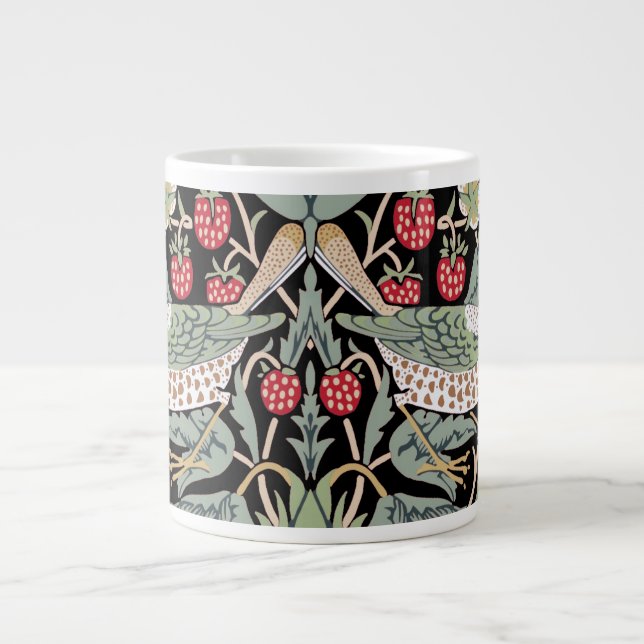 Grande Tasse William Morris Strawberry Thief I Black Birds (Devant)