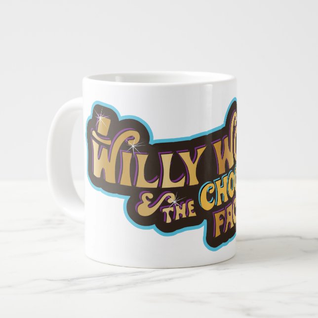 Grande Tasse Willy Wonka et le logo de l'usine de chocolat (Devant gauche)