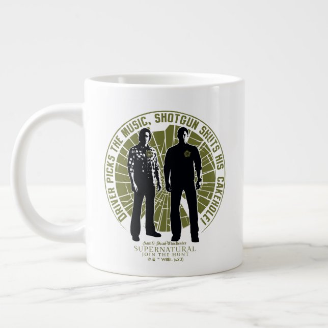 Grande Tasse Winchester Brothers surnaturel "Shotgun" (Gauche)