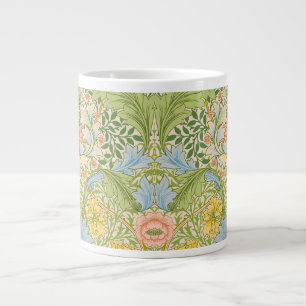 Grande Tasse Wm Morris Myrtle Floral Art Nouveau Pastel