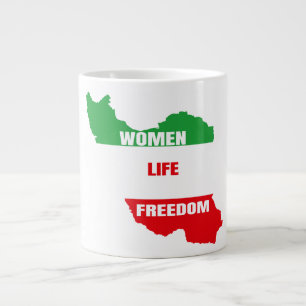 Grande Tasse Women Life Freedom Support Femmes d'Iran