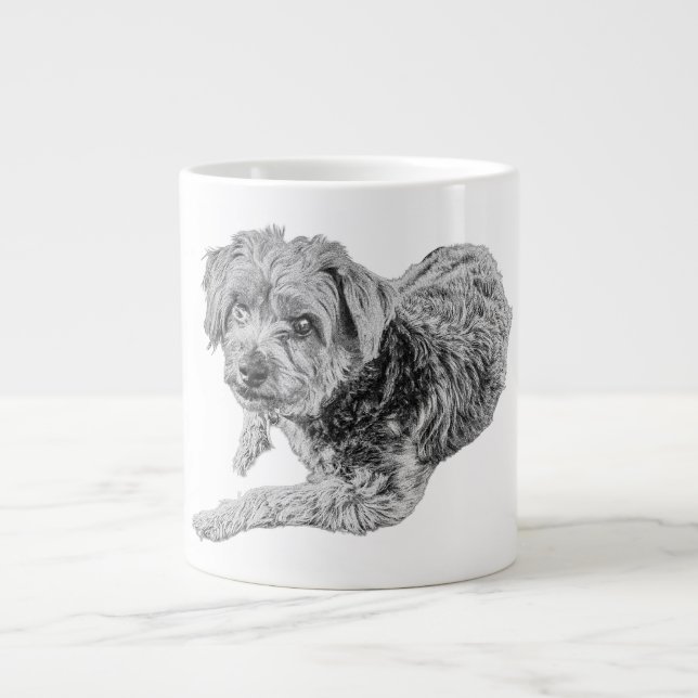 Grande Tasse Yeux doux, Âme douce (Devant)