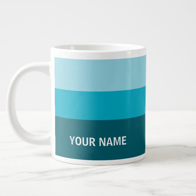 Grande Tasse Your Name Here Customized Simple Stylish Coffee  (Gauche)