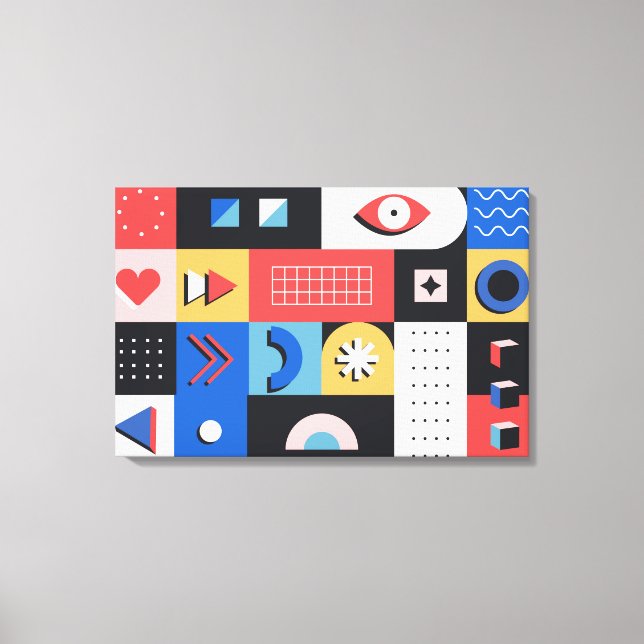 Grande toile d'art Bauhaus Imprimer 10 - Taille ré (Recto)