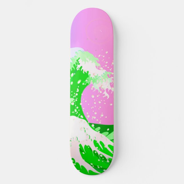 Grande vague au large de Kanagawa Skateboard Deck (Recto)