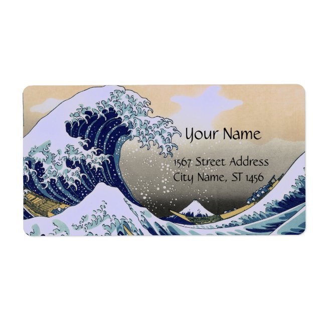 GRANDE VAGUE Bleu Blanc (Devant)