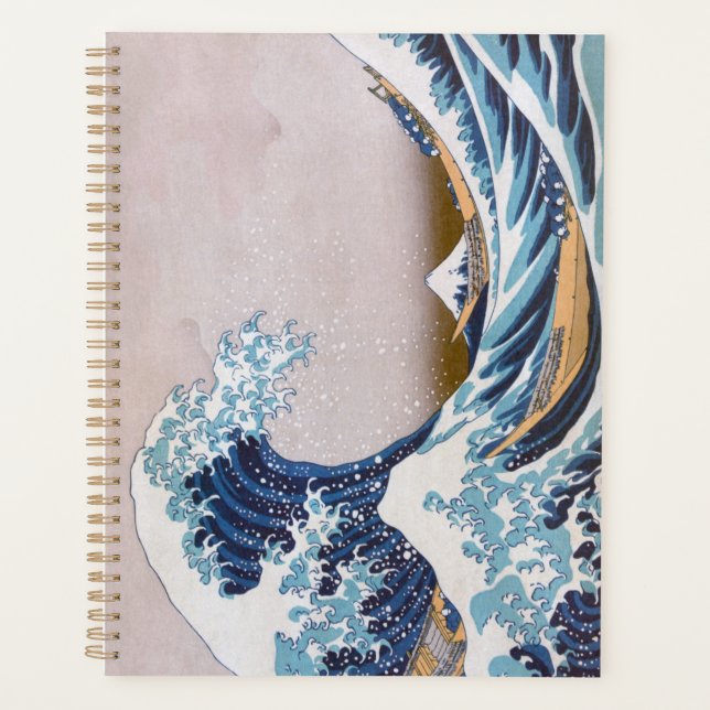 Grande vague du tsunami Kanagawa Japon par Hokusai (Devant)