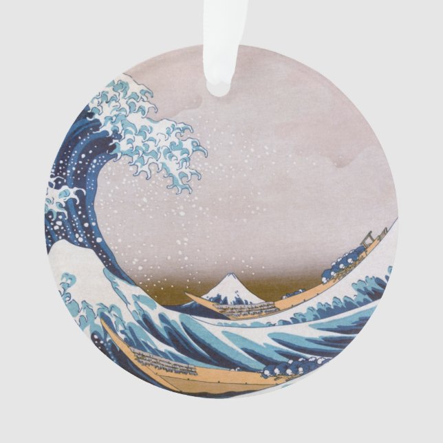Grande vague du tsunami Kanagawa Japon par Hokusai (devant)