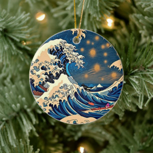 Grande Vague Ornement d'Art Hokusai