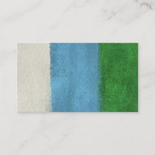Grandes Cartes de visite d'art moderne - Vert bleu