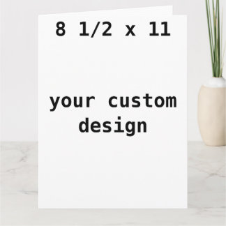 grandes cartes de voeux 8 x 11