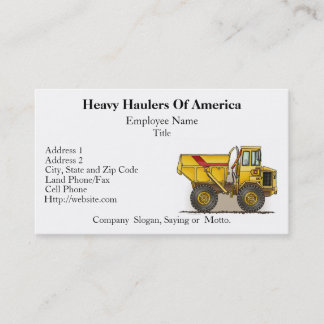 Grandes cartes d'entreprise de construction de