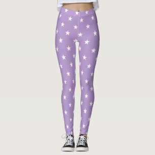 Grandes Étoiles violettes Leggings