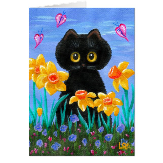 Grandes jonquilles drôles observées Creationarts (Devant)