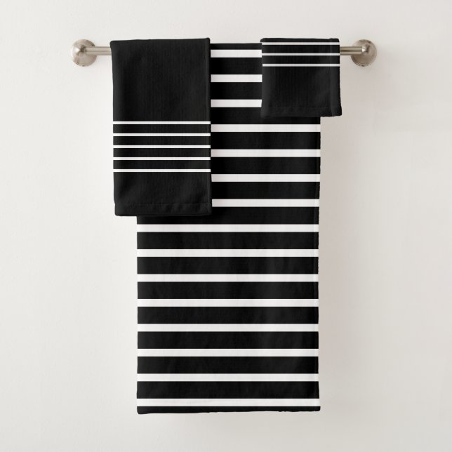 Grandes touches modernes en noir et blanc (En situation)