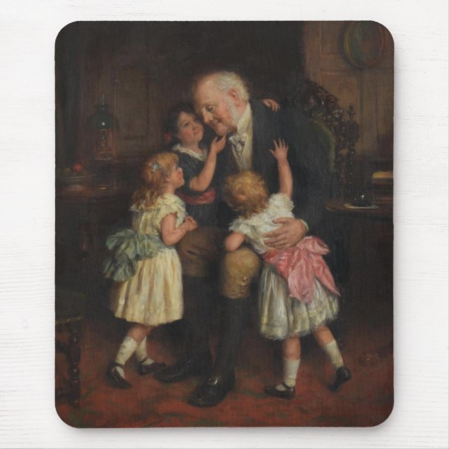 Grandfather (by Joseph Clark) Mouse Pad (Front)
