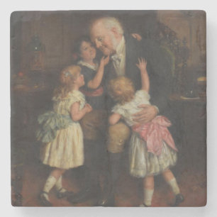 Grandfather (by Joseph Clark) Stone Coaster